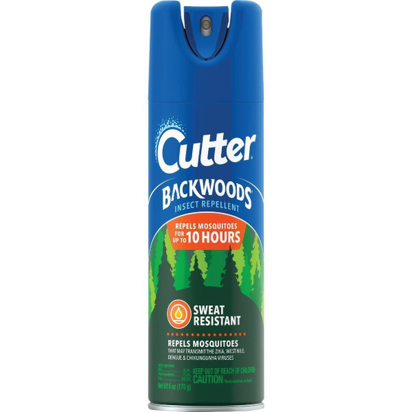 HG-96280 Cutter Backwoods 6 Oz. Insect Repellent Aerosol Spray