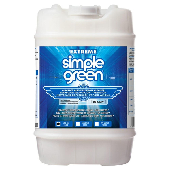 13405 Simple Green Extreme Degreaser, Aircraft & Precision, 5 gal Pail 13405 Simple Green Extreme Degreaser, Aircraft & Precision, 5 gal Pail