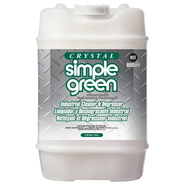 19005 Simple Green Crystal Cleaner and Degreaser, 5 gal, Pail