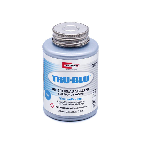 31631 RectorSeal Tru-Blu 1/4 pt. Brush Top Pipe Thread Sealant