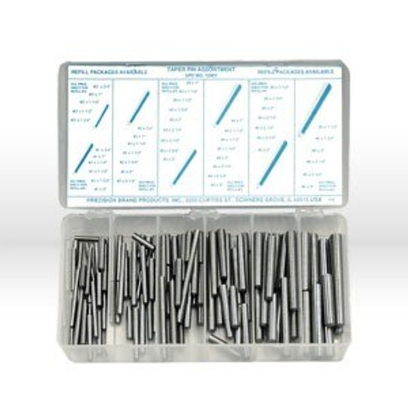 12907 Precision Taper Pins,100 PC,Assortment