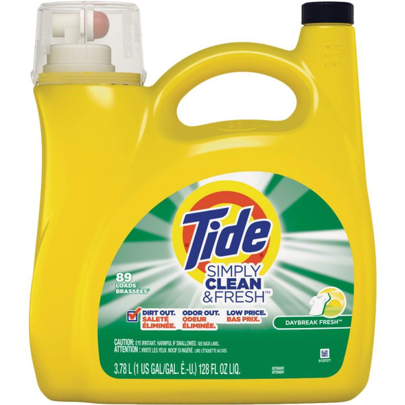3700044311 Tide Simply Clean & Fresh 128 Oz. 89 Load High Efficiency Liquid Laundry Detergent