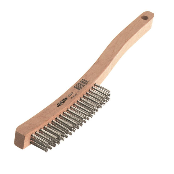 83001 Osborn Economy Scratch Brush,Style=Curved Handle,Rows=3x19