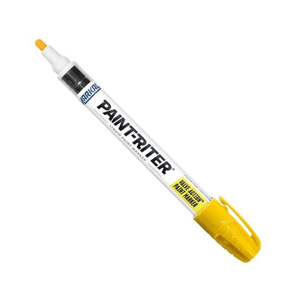 96821 Markal Valve Action Liquid Paint Markers,Yellow