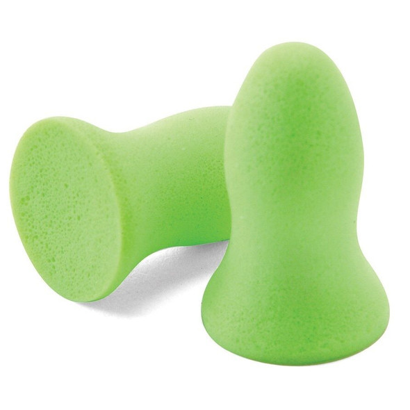 6870 Moldex Meteors Earplug, One Size, Disposable, Contoured, Uncorded, Bright Green Plug, 33 dB