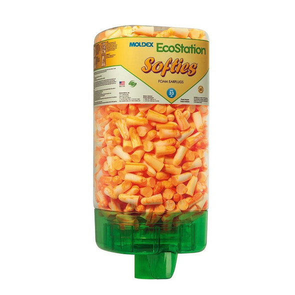 6701 Moldex EcoStation Earplug Dispenser, One Size, Foam, Tapered, Uncorded, Orange, 33 dB, Wall