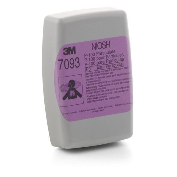 51131-52705 3M Respirator Filter,Particulate filter,7093,Filter Class/P100,Magenta