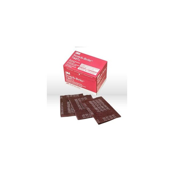 48011-04029 3M Scotch-Brite Hand Pads, 7447, Maroon, 6"x 9"