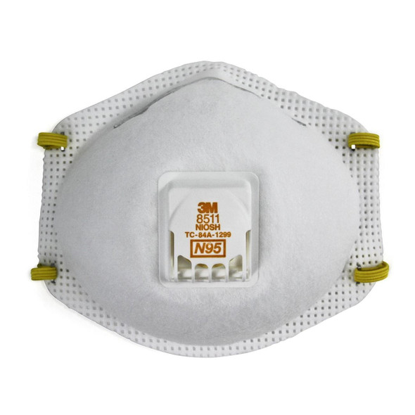 7000002056 3M™ The 8511, Disposable Respirator, Standard, N95, White, Cup