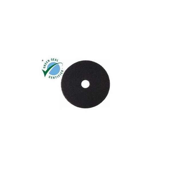 7000045883 3M Stripper Pad, 20 Inch Dia., Black, Round Shape, Coarse Grade