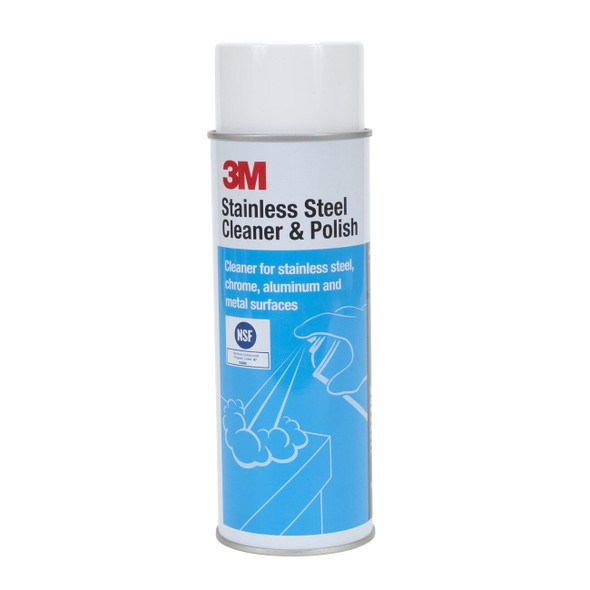 48011-14002 3M Stainless Steel Cleaner and Polish, 21 oz Aerosol, 12/case