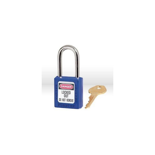 410BLU Master Lock Safety Lockout Padlock,1-1/2",Xenoy,Blue