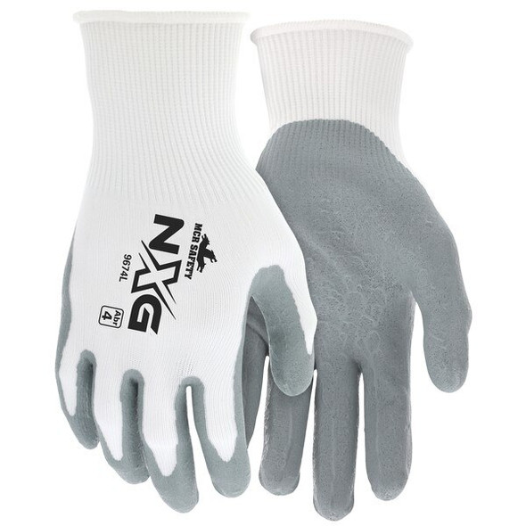 9674L MCR Safety UltraTech Gloves, Large, Nylon, Gray, Knit Wrist Cuff 9674L MCR Safety UltraTech Gloves, Large, Nylon, Gray, Knit Wrist Cuff