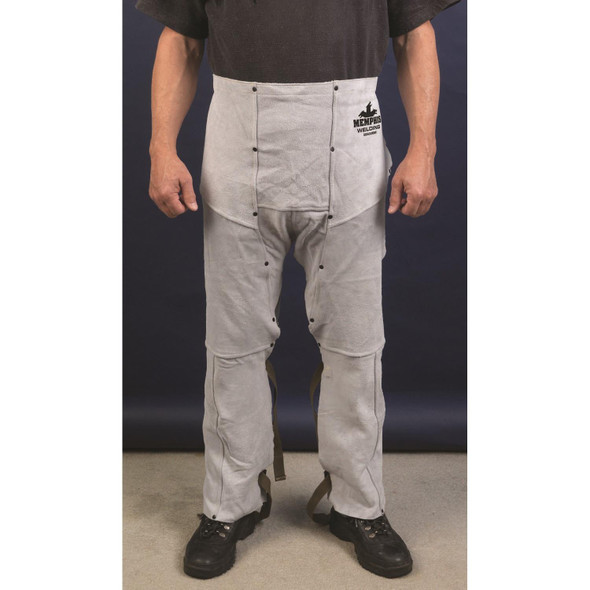38600MW MCR Leather Welding Chaps 38" Long