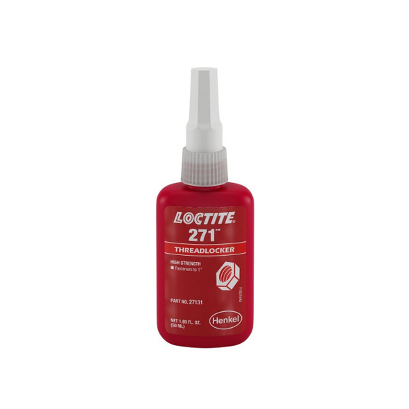 135381 Loctite Threadlocker, # 271, High Strength, Red, 50 ml bottle
