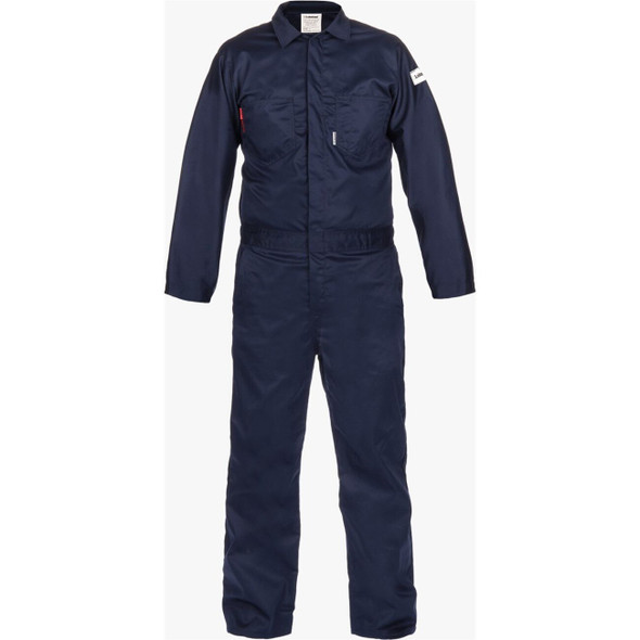 NC070FRC13-3XL Lakeland 7 oz. 100% FR Cotton Coveralls, Navy, 3XL
