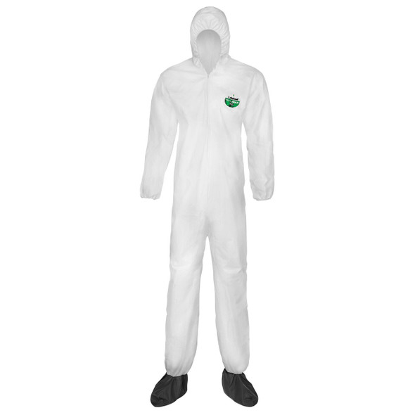 CTL414-XL Lakeland CTL414 MicroMax® Coverall, X-Large, White, Hooded, Elastic