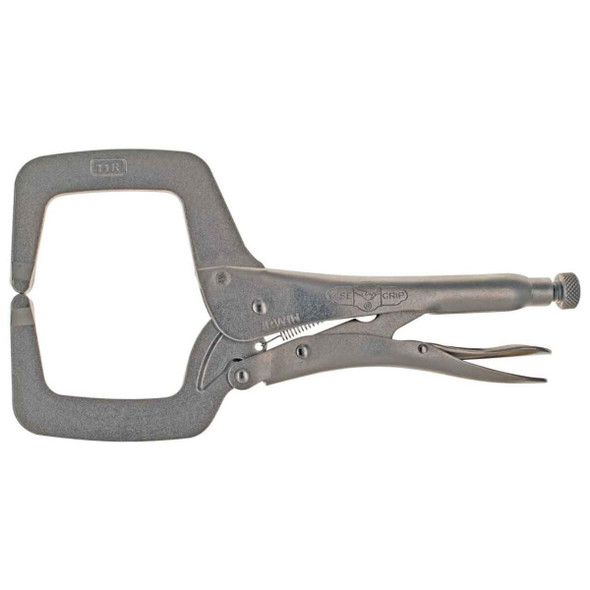 19 Irwin Vise-Grip Locking Clamp,11"/275mm,Jaw 3-3/8"/85mm,11R