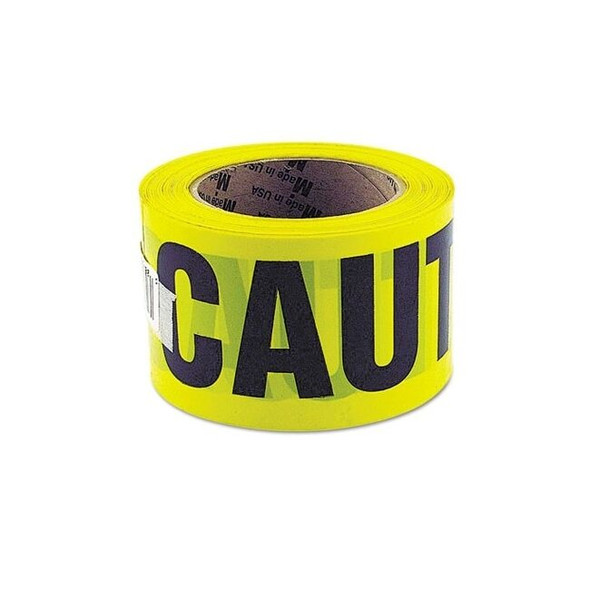 10379 GreatNeck 3" x 1000' Caution Tape, Color: Black Letters with High Viz Yellow Background