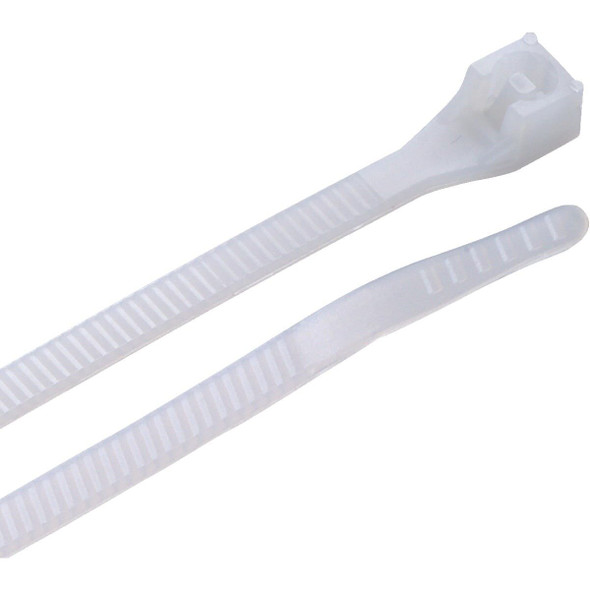46-308MN Gardner Bender DoubleLock 8 In. x 0.17 In. Natural Color Nylon Cable Tie (1000-Pack)