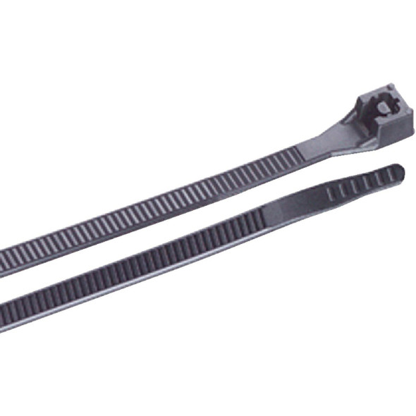46-308UVBMN Gardner Bender 8 In. x 0.17 In. Black Nylon Ultra Violet Cable Tie (1000-Pack)