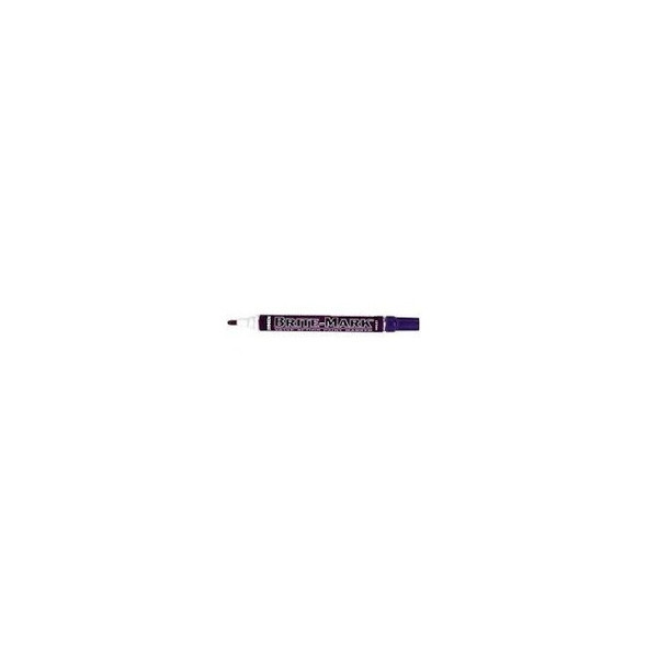 84019 ITW Dykem BRITE-MARK Permanent Paint Marker,Valve Action,Violet,Med Tip