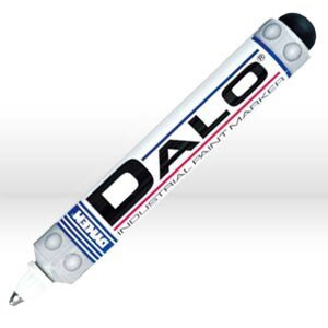 26083 ITW Dykem DALO Industrial Steel Tip Paint Marker,White,Med Tip