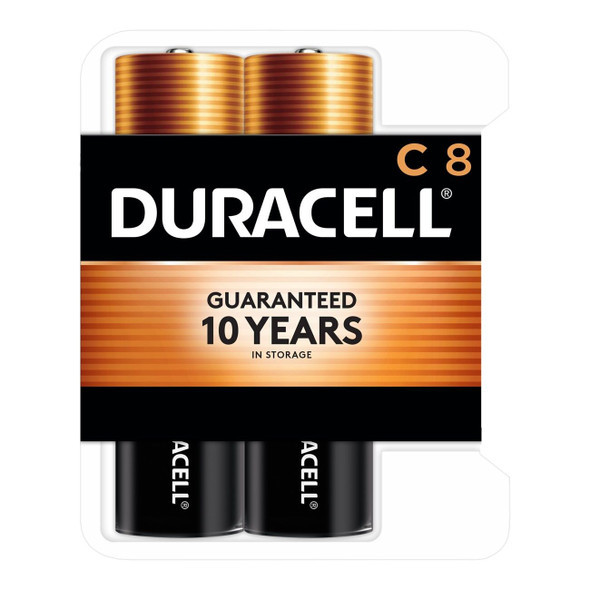 MN14RT8Z Duracell, MN1400 Alkaline Battery, C, Coppertop, 8PK