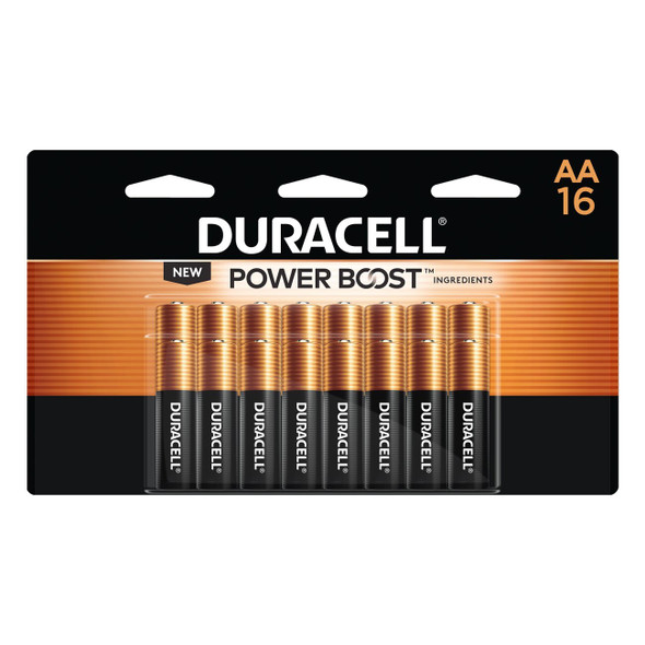 MN1500B16Z Duracell, MN1500 Alkaline Battery, AA, Coppertop, 16PK MN1500B16Z Duracell, MN1500 Alkaline Battery, AA, Coppertop, 16PK