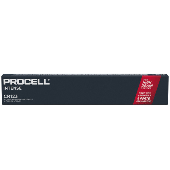 CR123 Procell Intense, Lithium Battery, 3V, 12/Box