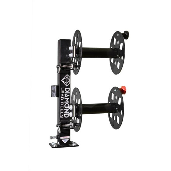 SBD10BLK Diamond Lead Reels , HD, 10 ", Black, Swivel Base