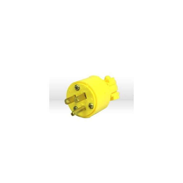 04867 Southwire Replacement Plugs, Nema 5-15P,Amps 15,Voltage 125 VAC,Yellow,Vinyl Male Plug