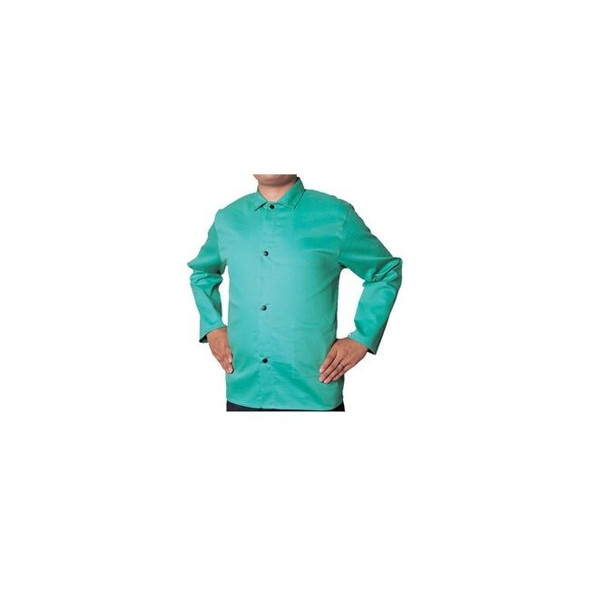 33-6630L Alliance COOL FR Cotton Jacket,Green,L,30" sleeves