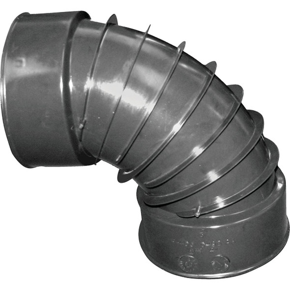 0490AA Advanced Drainage Systems 4 In. 90 Deg. Plastic Corrugated Elbow (1/4 Bend)