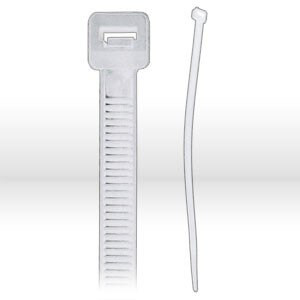 8-18-N-100 Alliance Miniature Cable Tie,L 8",18 lbs,Natural