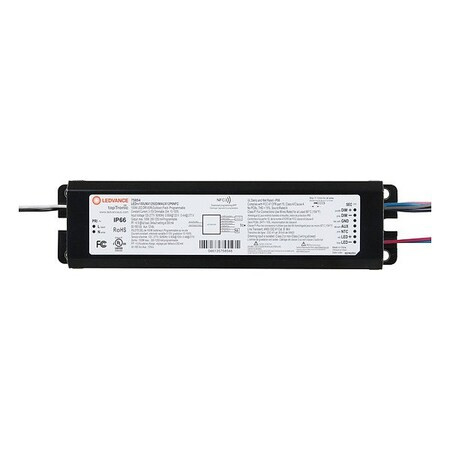 Ledvance LEDDriver,NFC,0-10V,9-1/2in-L,1PK LEDrv100UNV1250DIMAUX12P6NFC