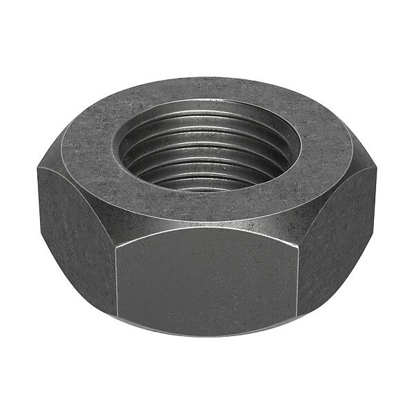 Hex Nut, M6-1.00, Steel, Class 12, Black Oxide, 5 mm Ht, 100 PK