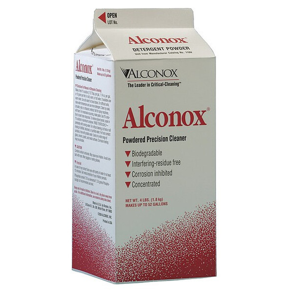 Alconox Detergent,25 lb,9.5 pH Max 1125 Alconox Detergent,25 lb,9.5 pH Max 1125