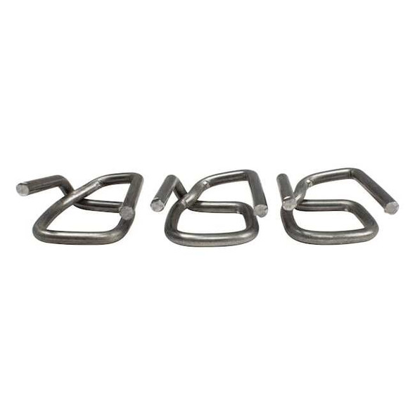 Encore Packaging Wire Buckle, Galvanized, HD,1/2",PK1000 P12WB3-GA
