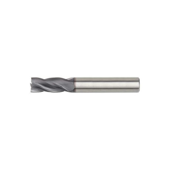 Widia Square End Mill, 0.109375 in, Carbide I4S0109T037R
