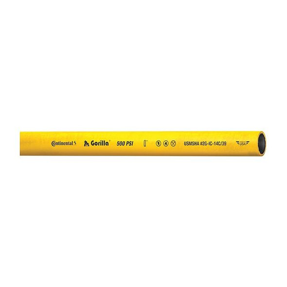 Continental Air Hose,1/2" ID x 25 ft.,Yellow GOR05050-25-G