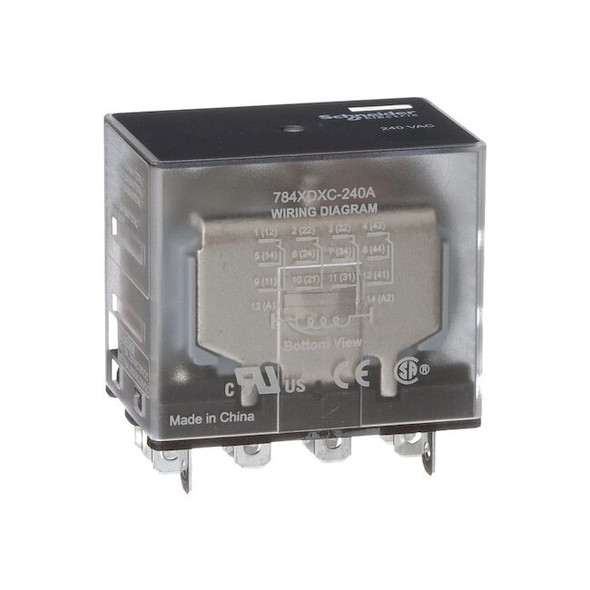 Socket, General Purpose Relay, Square, 15 A, 14 Pins, Faston Connector