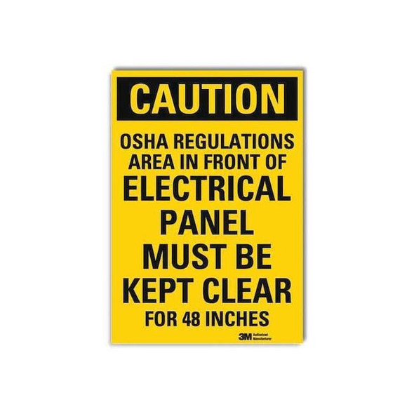 Lyle Caution Sign,10inx7in,Reflctv Sheeting U4-1574-RD_7X10