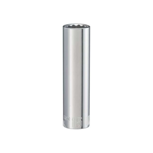 Craftsman Sockets, 1/2" Drive 15mm 12 Point Deep S CMMT44442
