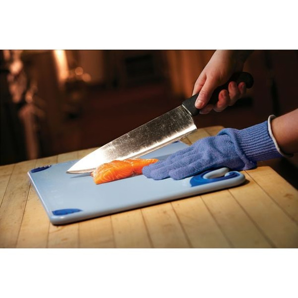 San Jamar Cutting Board,18x24,Blue CBG182412BL