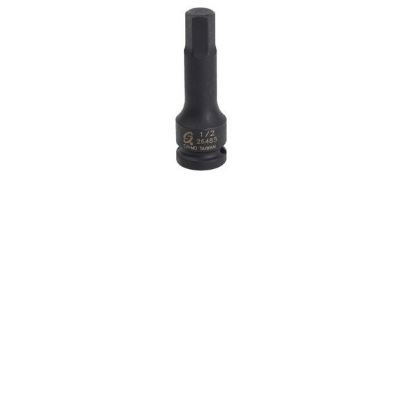 1/2" Drive, Hex Drive Impact Socket, 1/2" 26485