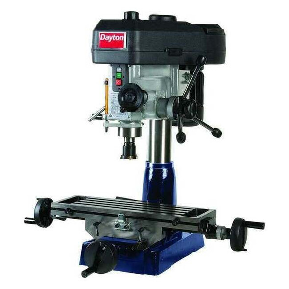 Palmgren Mill/Drill,14 In,3/4HP,110V,115-2600 Sp 2LKP8