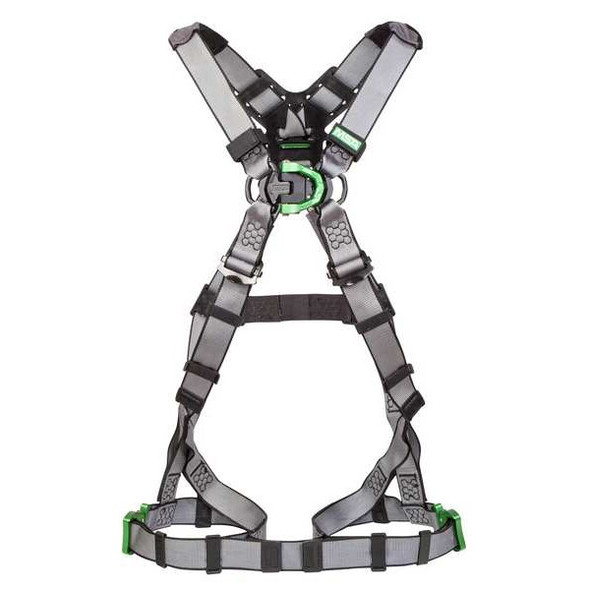 V-FIT Full Body Harness, XS, 400 lb., Quick-Connect Chest/ Tongue Leg Straps