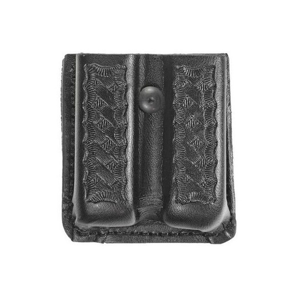 Heros Pride Magazine Pouch, Synthetic Leather, Black, M, Open 1437W-M