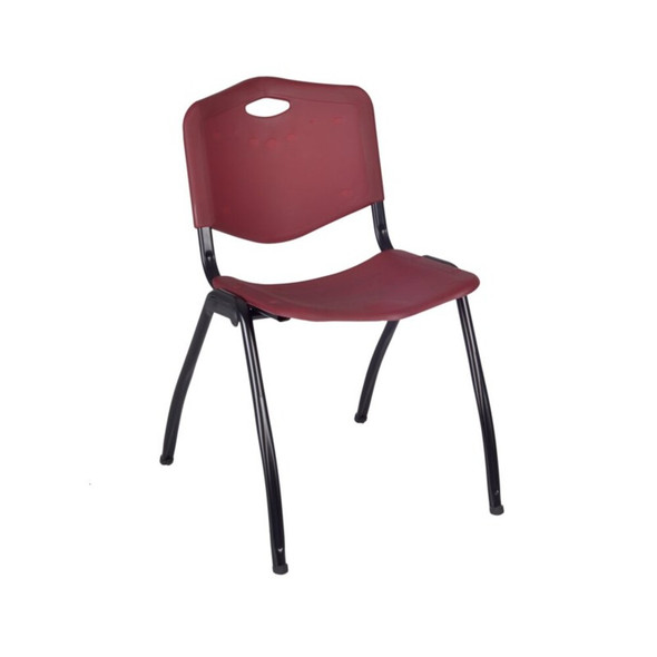 Kee Round Table & Chair Set, Wood, Metal, Plastic Top, Grey  TB48RNDGYBPBK47BY